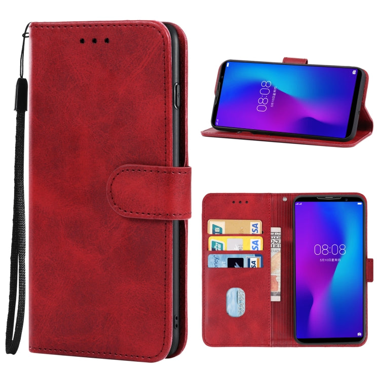 Leather Phone Case For DOOGEE N100(Red) - Doogee Cases by PMC Jewellery | Online Shopping South Africa | PMC Jewellery | Buy Now Pay Later Mobicred