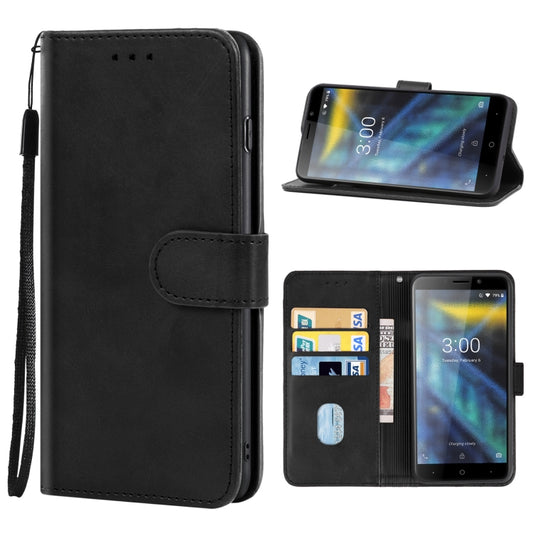 Leather Phone Case For DOOGEE X50L(Black) - Doogee Cases by PMC Jewellery | Online Shopping South Africa | PMC Jewellery | Buy Now Pay Later Mobicred