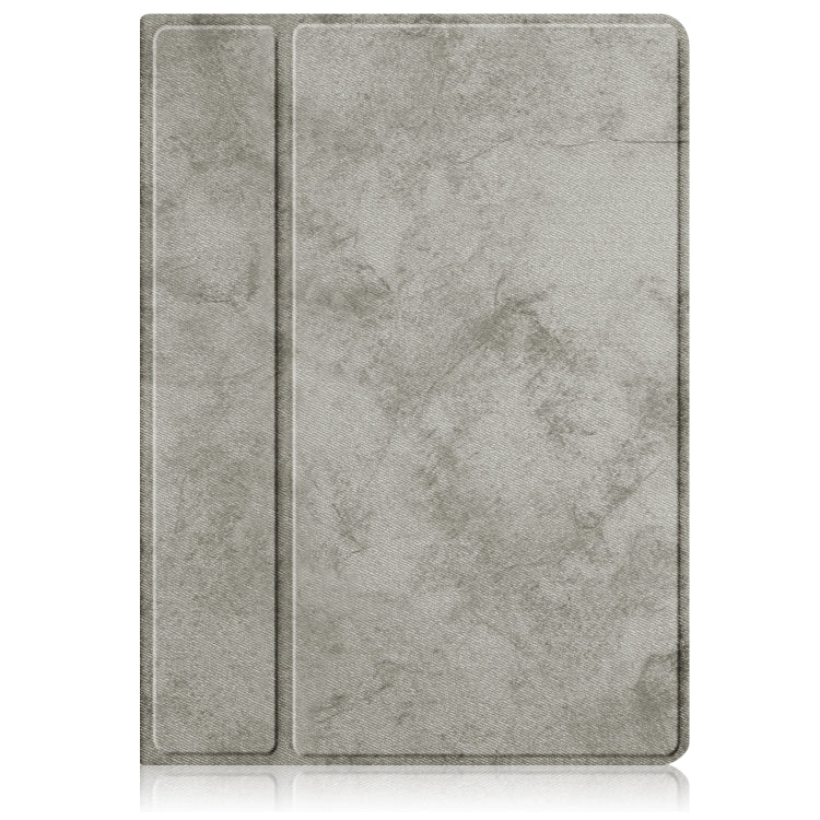 For Realme PocketBook PB970 360 Degrees Rotation Leather Tablet Case(Grey) - Realme by PMC TechLife | Online Shopping South Africa | PMC TechLife | Buy Now Pay Later Mobicred