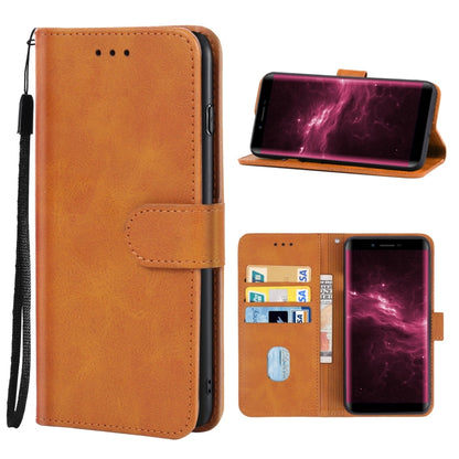 Leather Phone Case For DOOGEE X60L(Brown) - Doogee Cases by PMC Jewellery | Online Shopping South Africa | PMC Jewellery | Buy Now Pay Later Mobicred
