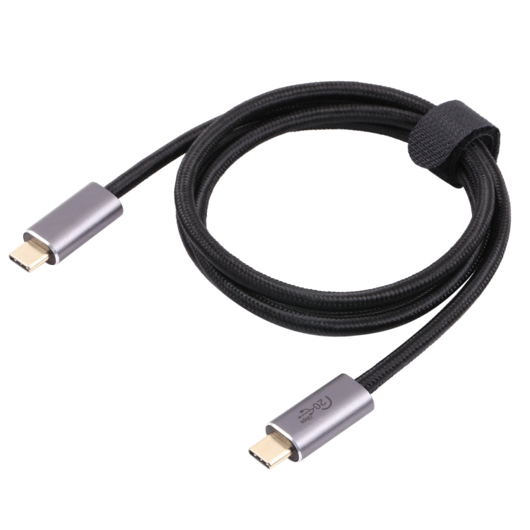 20Gbps USB 3.2 USB-C / Type-C Male to USB-C / Type-C Male Braided Data Cable, Cable Length:3m(Black) - Cable & Adapters by PMC Jewellery | Online Shopping South Africa | PMC Jewellery | Buy Now Pay Later Mobicred