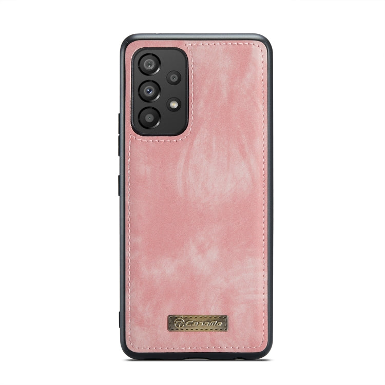 For Samsung Galaxy A53 5G CaseMe-008 Detachable Multifunctional Horizontal Flip Leather Case (Pink) - Galaxy Phone Cases by CaseMe | Online Shopping South Africa | PMC Jewellery | Buy Now Pay Later Mobicred