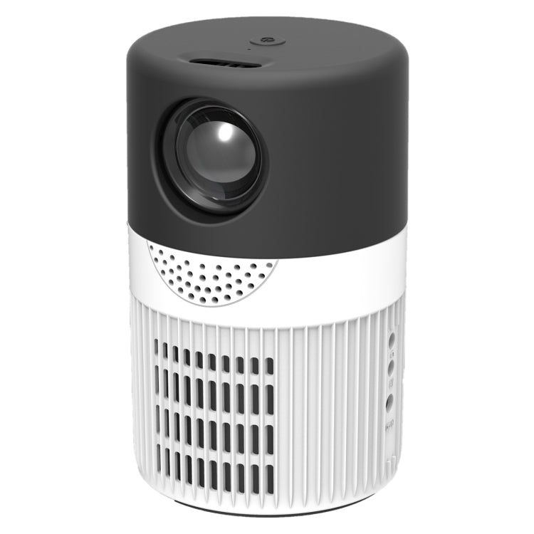 T400 100 inch Screen 3000 Lumens LED Mini Projector, Plug Type:US Plug(Black White) - Mini Projector by PMC TechLife | Online Shopping South Africa | PMC TechLife | Buy Now Pay Later Mobicred