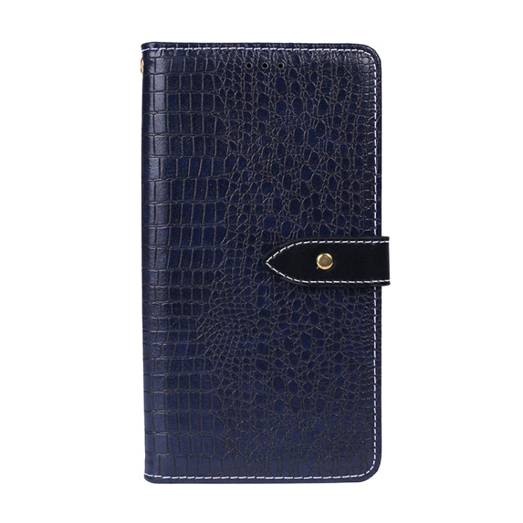 For Blackview A70 Pro idewei Crocodile Texture Leather Phone Case(Dark Blue) - More Brand by idewei | Online Shopping South Africa | PMC TechLife | Buy Now Pay Later Mobicred