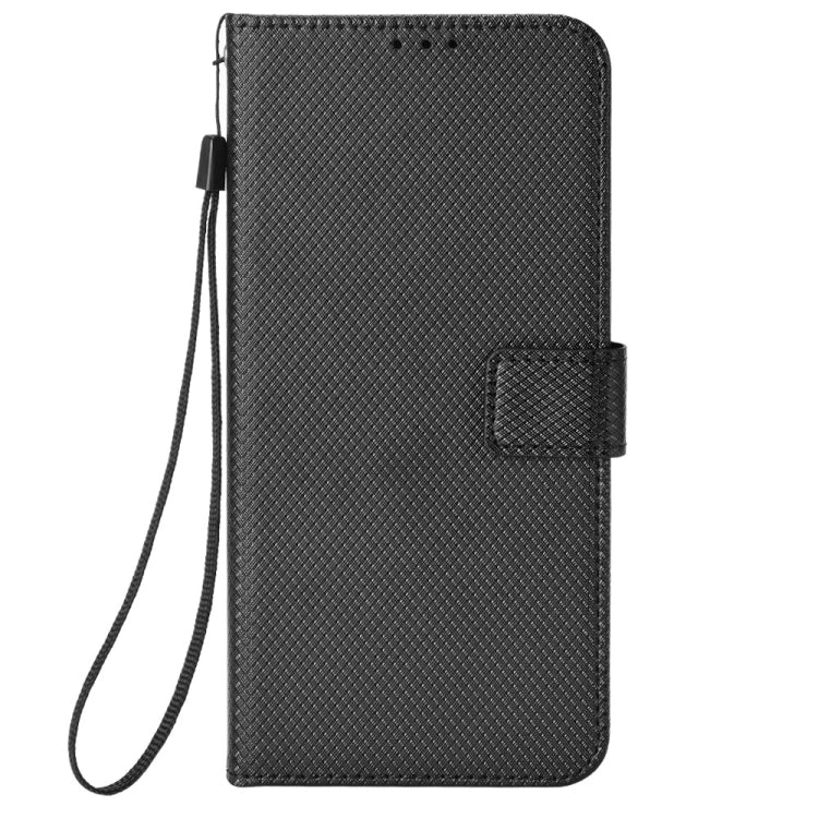 For Blackview A55 Diamond Texture Leather Phone Case(Black) - More Brand by PMC TechLife | Online Shopping South Africa | PMC TechLife | Buy Now Pay Later Mobicred