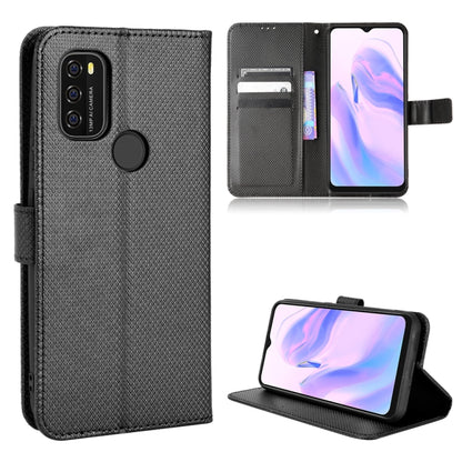 For Blackview A70 2021 Diamond Texture Leather Phone Case(Black) - More Brand by PMC Jewellery | Online Shopping South Africa | PMC Jewellery | Buy Now Pay Later Mobicred
