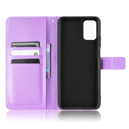 For Ulefone Note 12P Diamond Texture Leather Phone Case(Purple) - Ulefone Cases by PMC Jewellery | Online Shopping South Africa | PMC Jewellery | Buy Now Pay Later Mobicred