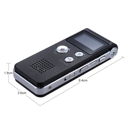 SK-012 16GB USB Dictaphone Digital Audio Voice Recorder with WAV MP3 Player VAR Function(Grey) - Other Style by PMC Jewellery | Online Shopping South Africa | PMC Jewellery | Buy Now Pay Later Mobicred