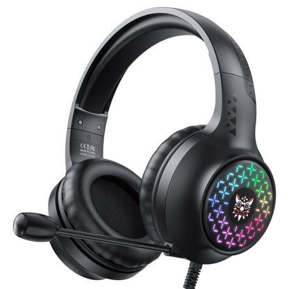 ONIKUMA X7 Pro USB + 3.5mm RGB Lighting Gaming Wired Headset(Black) - Multimedia Headset by ONIKUMA | Online Shopping South Africa | PMC Jewellery | Buy Now Pay Later Mobicred