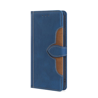 For Blackview A55 Skin Feel Straw Hat Magnetic Buckle Leather Phone Case(Blue) - More Brand by PMC Jewellery | Online Shopping South Africa | PMC Jewellery | Buy Now Pay Later Mobicred