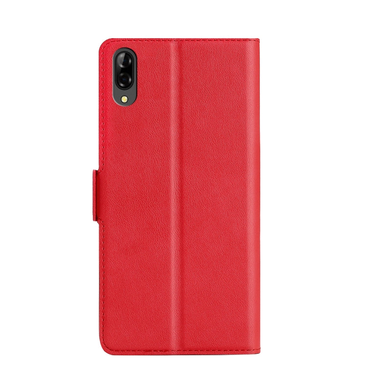 For Blackview A60 Ultra-thin Voltage Side Buckle PU + TPU Leather Phone Case(Red) - More Brand by PMC Jewellery | Online Shopping South Africa | PMC Jewellery | Buy Now Pay Later Mobicred