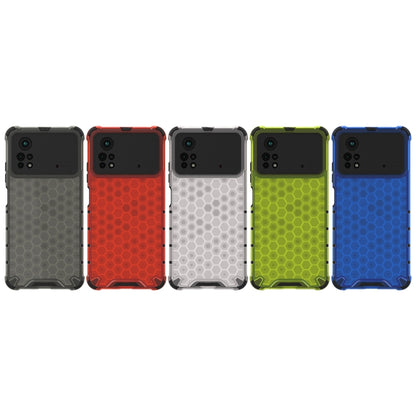 For Xiaomi Poco X4 Pro 5G Shockproof Honeycomb PC + TPU Case(Green) - Xiaomi Cases by PMC Jewellery | Online Shopping South Africa | PMC Jewellery