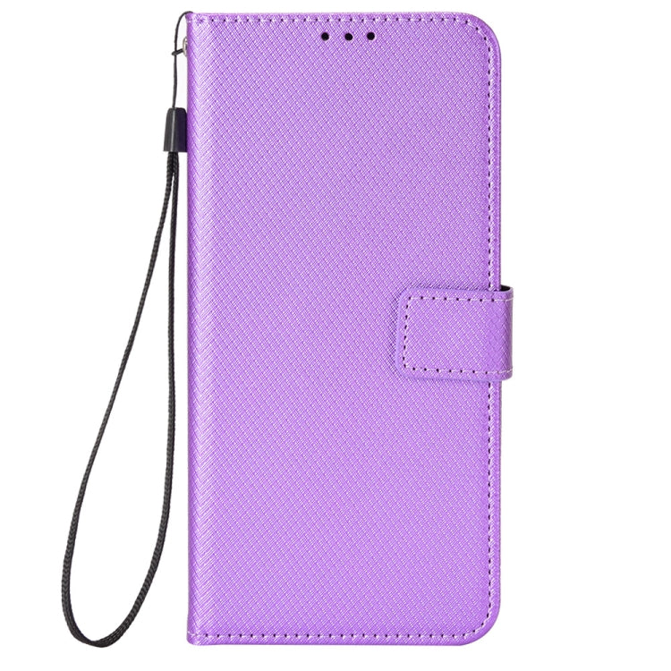 For Doogee S59 / S59 Pro Diamond Texture Leather Phone Case(Purple) - Doogee Cases by PMC Jewellery | Online Shopping South Africa | PMC Jewellery | Buy Now Pay Later Mobicred