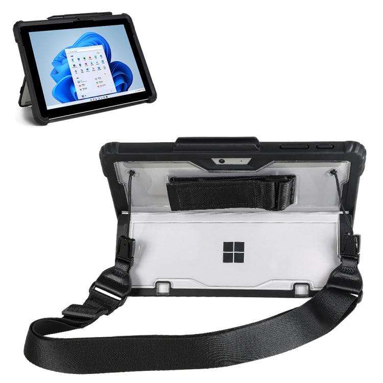 For MicroSoft Surface Pro 8 Acrylic Transparent Hand Shoulder Strap Laptop Case - Other by PMC Jewellery | Online Shopping South Africa | PMC Jewellery | Buy Now Pay Later Mobicred