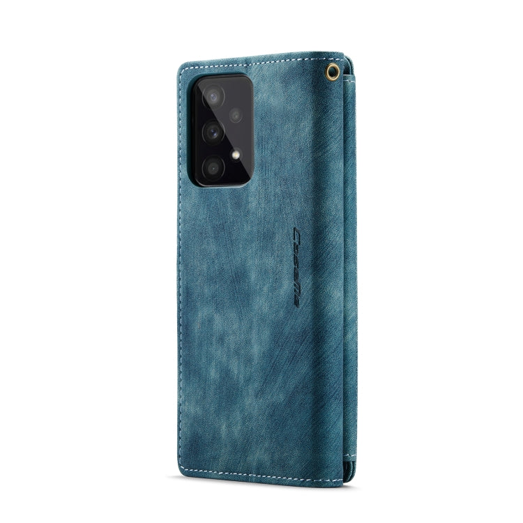 For Samsung Galaxy A53 5G CaseMe C30 Multifunctional Phone Leather Case with Holder & Card Slot & Wallet(Blue) - Galaxy Phone Cases by CaseMe | Online Shopping South Africa | PMC Jewellery | Buy Now Pay Later Mobicred