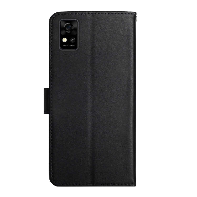 For ZTE Blade A31 Genuine Leather Fingerprint-proof Horizontal Flip Phone Case(Black) - ZTE Cases by PMC TechLife | Online Shopping South Africa | PMC TechLife | Buy Now Pay Later Mobicred