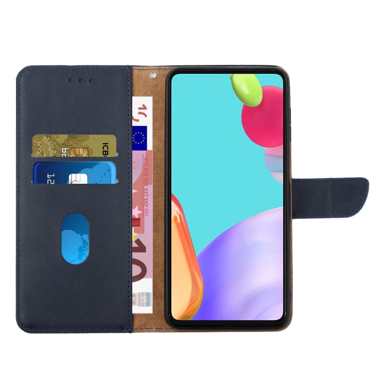 For Kyocera Android One S9 Genuine Leather Fingerprint-proof Flip Phone Case(Blue) - More Brand by PMC TechLife | Online Shopping South Africa | PMC TechLife | Buy Now Pay Later Mobicred