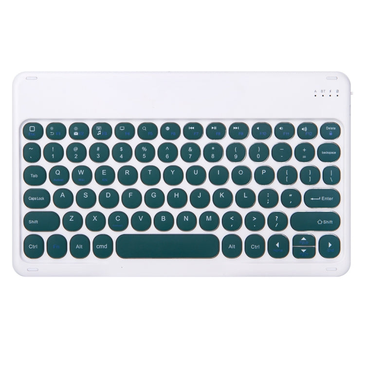 For Xiaomi Pad 6S Pro 12.4 2024 +X3 Candy Color Round Keys Bluetooth Keyboard Leather Case(Dark Night Green) - Universal Keyboard by PMC TechLife | Online Shopping South Africa | PMC TechLife | Buy Now Pay Later Mobicred