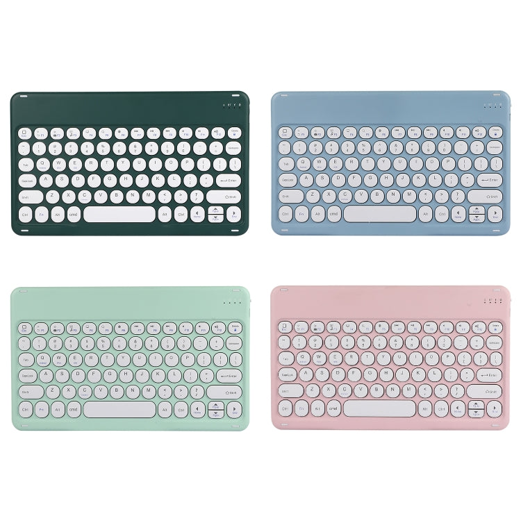 X4 Universal Round Keys Panel Spray Color Bluetooth Keyboard(White) - Universal Keyboard by PMC Jewellery | Online Shopping South Africa | PMC Jewellery