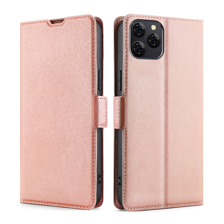 For Blackview A95 Ultra-thin Voltage Side Buckle PU + TPU Leather Phone Case(Rose Gold) - More Brand by PMC Jewellery | Online Shopping South Africa | PMC Jewellery | Buy Now Pay Later Mobicred