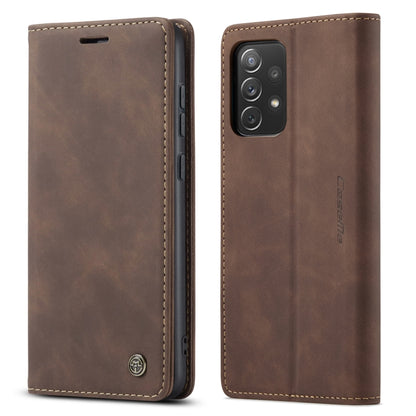 For Samsung Galaxy A73 5G CaseMe 013 Multifunctional Horizontal Flip Leather Phone Case(Coffee) - Galaxy Phone Cases by CaseMe | Online Shopping South Africa | PMC Jewellery | Buy Now Pay Later Mobicred