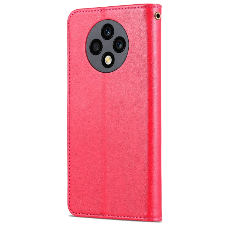 For U-Magic Enjoy 50 Plus AZNS Sheepskin Texture Flip Leather Phone Case(Red) - More Brand by AZNS | Online Shopping South Africa | PMC Jewellery | Buy Now Pay Later Mobicred