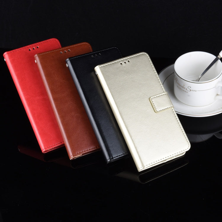 For Blackview A55 Pro Retro Crazy Horse Texture Leather Phone Case(Gold) - More Brand by PMC TechLife | Online Shopping South Africa | PMC TechLife | Buy Now Pay Later Mobicred