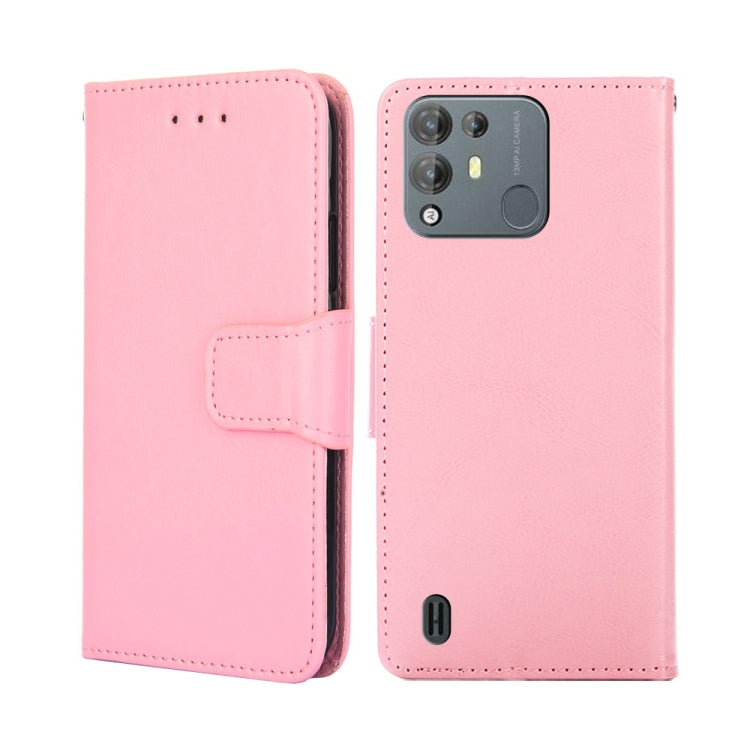 For Huawei Blackview A55 Pro Crystal Texture Leather Phone Case(Pink) - Huawei Cases by PMC Jewellery | Online Shopping South Africa | PMC Jewellery | Buy Now Pay Later Mobicred