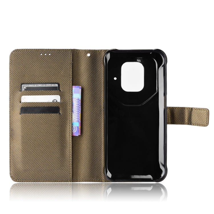 For Ulefone Power Armor 14 / 14 Pro Diamond Texture Leather Phone Case(Brown) - Ulefone Cases by PMC Jewellery | Online Shopping South Africa | PMC Jewellery | Buy Now Pay Later Mobicred