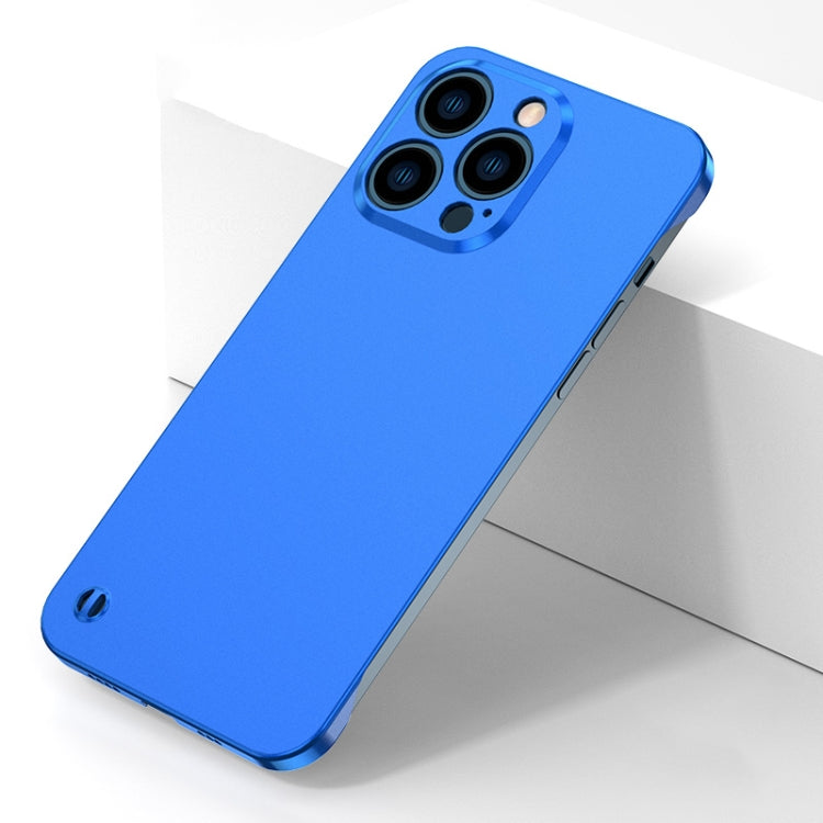 For iPhone 11 Pro Electroplating Frosted Frameless Phone Case (Blue) - free shipping - PMC Jewellery - Order now!