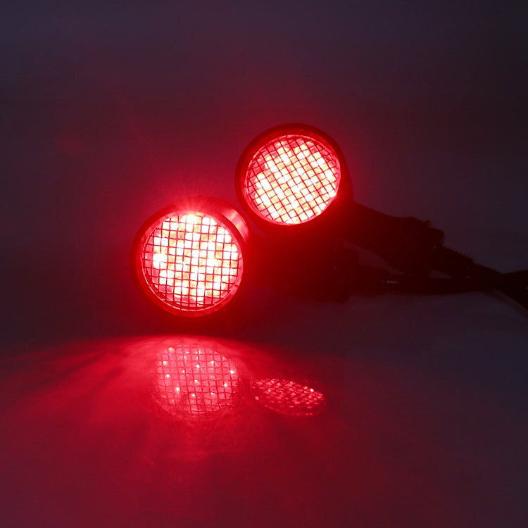 Z008 1 Pair 12V Modified Universal Motorcycle LED Turn Signal, Light Color:Red Light(Electroplating) - Turn Signal by PMC Jewellery | Online Shopping South Africa | PMC Jewellery | Buy Now Pay Later Mobicred