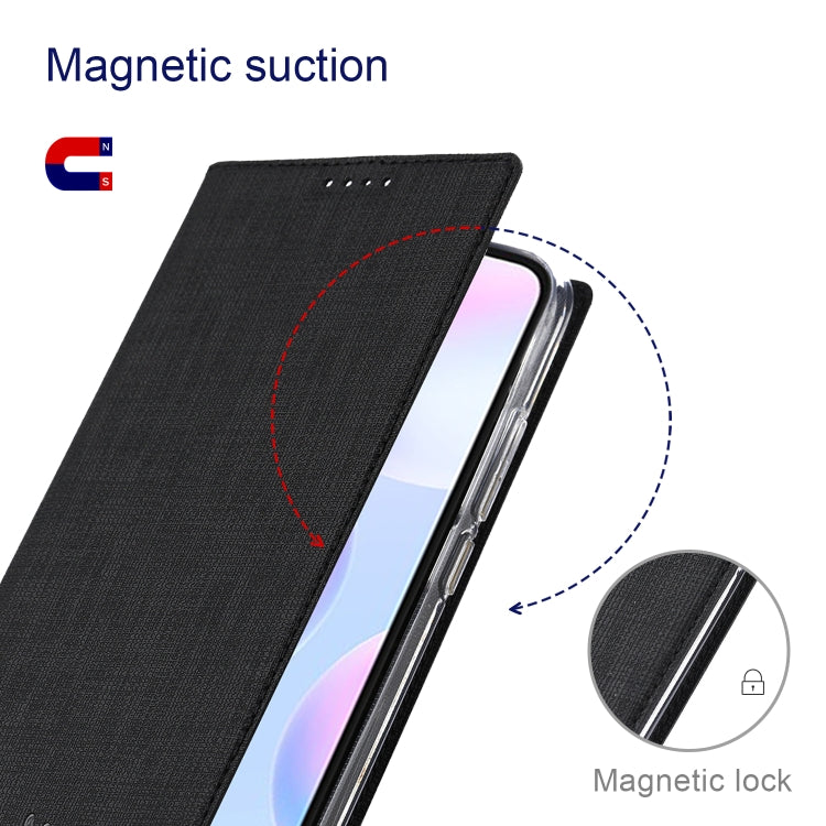 For Sharp Aquos R7 ViLi DMX Series Shockproof TPU + PU Leather Magnetic Attraction Horizontal Flip Case(Black) - More Brand by ViLi | Online Shopping South Africa | PMC Jewellery | Buy Now Pay Later Mobicred