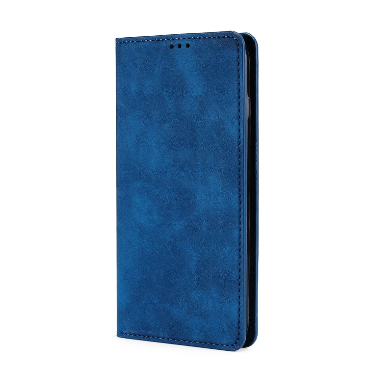 For Blackview A55 Skin Feel Magnetic Horizontal Flip Leather Phone Case(Blue) - More Brand by PMC Jewellery | Online Shopping South Africa | PMC Jewellery | Buy Now Pay Later Mobicred