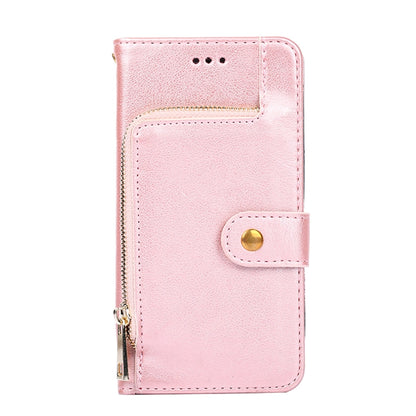 For Blackview A55 Pro Zipper Bag Leather Phone Case(Rose Gold) - More Brand by PMC Jewellery | Online Shopping South Africa | PMC Jewellery | Buy Now Pay Later Mobicred