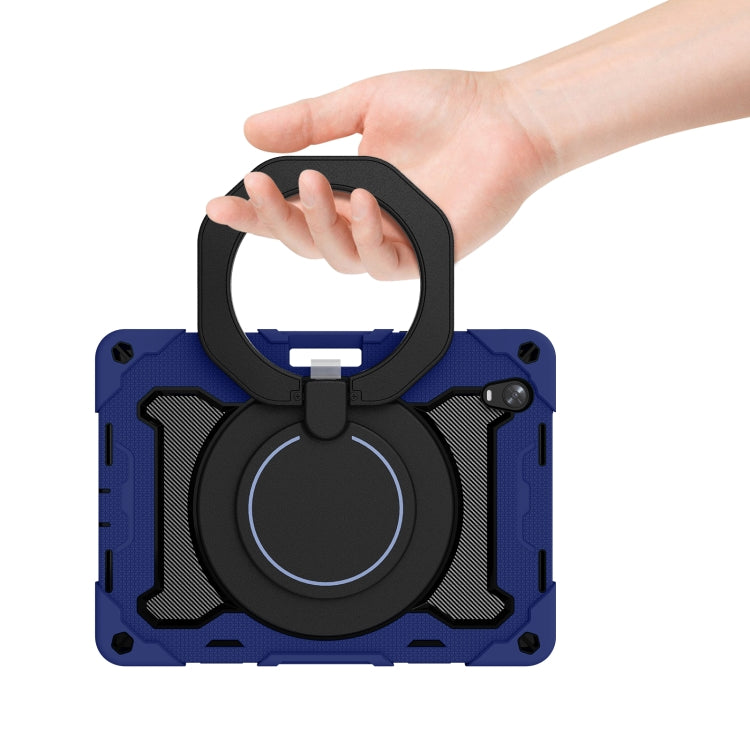 For OPPO Pad Armor Contrast Color Silicone + PC Tablet Case(Navy Blue) - OPPO by PMC TechLife | Online Shopping South Africa | PMC TechLife | Buy Now Pay Later Mobicred