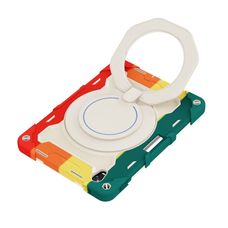 For OPPO Pad Armor Contrast Color Silicone + PC Tablet Case(Colorful Red) - free shipping - PMC TechLife - Order now!