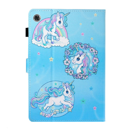 For Lenovo Tab M10 Plus 10.6 3rd Gen 2022 Coloured Drawing Smart Leather Tablet Case(Unicorn) - Lenovo by PMC Jewellery | Online Shopping South Africa | PMC Jewellery