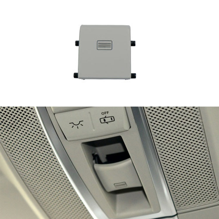 Car Dome Light Button Sunroof Window Switch Button for Mercedes-Benz W166 / W292 2012-, Left Driving, Style:Flat(Grey) - Car Switches by PMC Jewellery | Online Shopping South Africa | PMC Jewellery