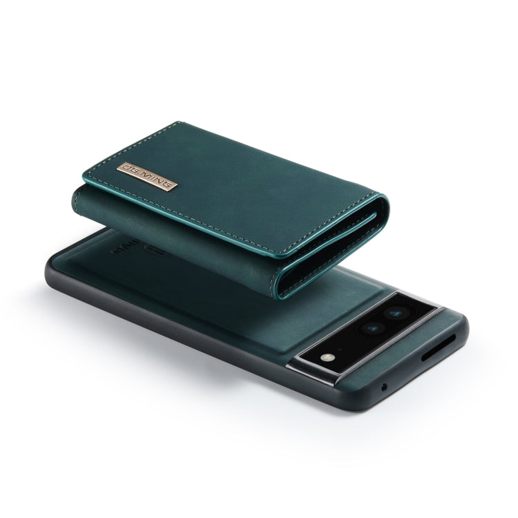For Google Pixel 7 5G DG.MING M1 Series 3-Fold Multi Card Wallet + Magnetic Phone Case(Green) - free shipping - PMC TechLife - Order now!