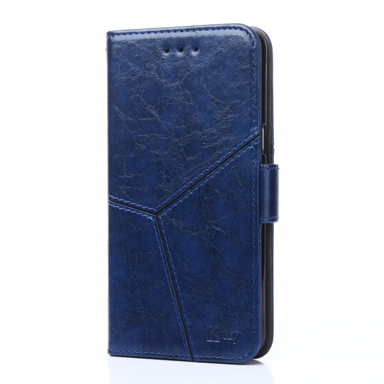For Blackview A70 Geometric Stitching Horizontal Flip Leather Phone Case(Blue) - More Brand by PMC Jewellery | Online Shopping South Africa | PMC Jewellery | Buy Now Pay Later Mobicred