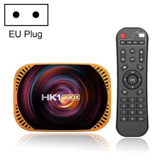 MECOOL HK1RBOX X4 4K TV Box, Android 11 Amlogic S905X4 CPU with RC 4GB+128GB(EU Plug) - Amlogic S905 by MECOOL | Online Shopping South Africa | PMC Jewellery | Buy Now Pay Later Mobicred