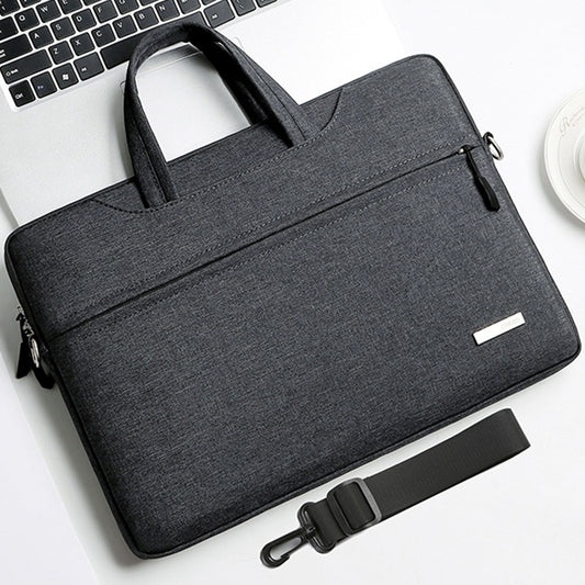 Handbag Laptop Bag Inner Bag with Shoulder Strap, Size:12 inch(Dark Grey) - Other by PMC Jewellery | Online Shopping South Africa | PMC Jewellery | Buy Now Pay Later Mobicred