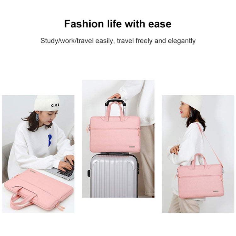 Handbag Laptop Bag Inner Bag with Shoulder Strap, Size:12 inch(Pink) - Other by PMC TechLife | Online Shopping South Africa | PMC TechLife | Buy Now Pay Later Mobicred