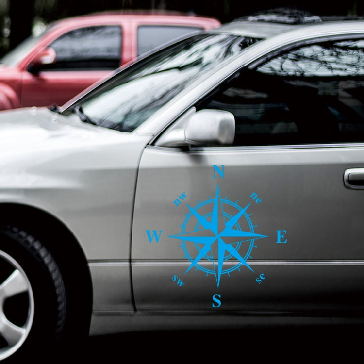D-366 Compass Pattern Car Modified Decorative Sticker(Blue) - Decorative Sticker by PMC Jewellery | Online Shopping South Africa | PMC Jewellery | Buy Now Pay Later Mobicred