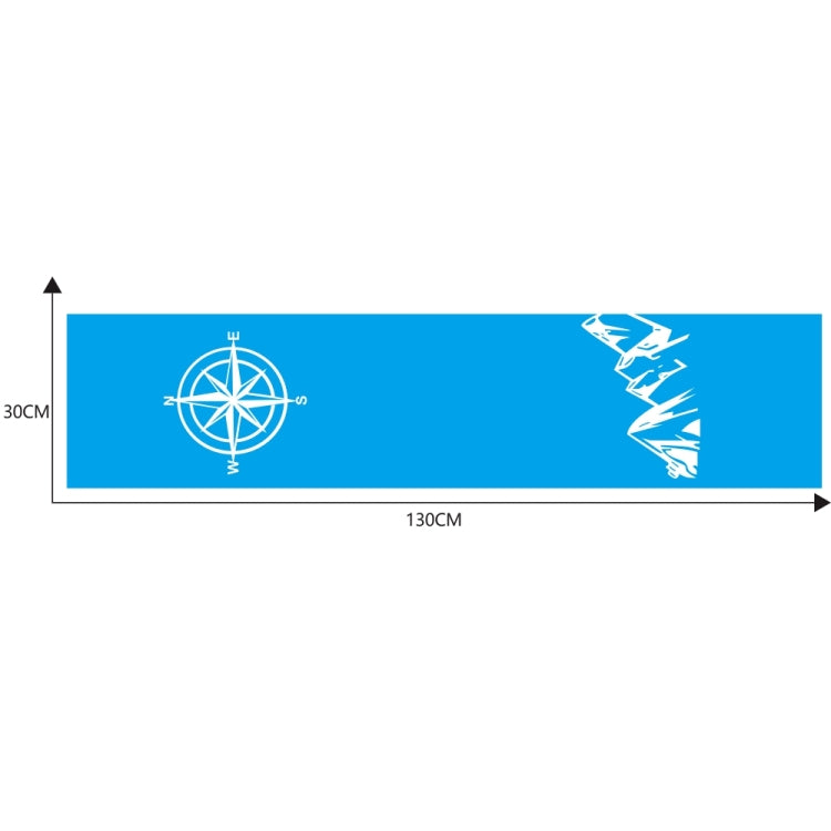 D-864 Compass Pattern Car Modified Decorative Sticker(Blue) - Decorative Sticker by PMC TechLife | Online Shopping South Africa | PMC TechLife | Buy Now Pay Later Mobicred