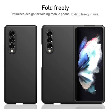 For Samsung Galaxy Z Fold4 Oil-sprayed Bare Metal Feel Ultra-thin Folding Phone Case(Silver) - Galaxy Z Fold4 5G Cases by PMC Jewellery | Online Shopping South Africa | PMC Jewellery