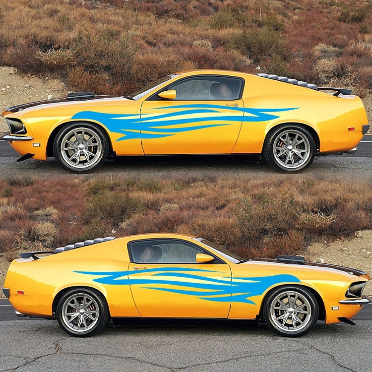 2 PCS/Set D-926 Fire Totem Pattern Car Modified Decorative Sticker(Blue) - Decorative Sticker by PMC TechLife | Online Shopping South Africa | PMC TechLife | Buy Now Pay Later Mobicred