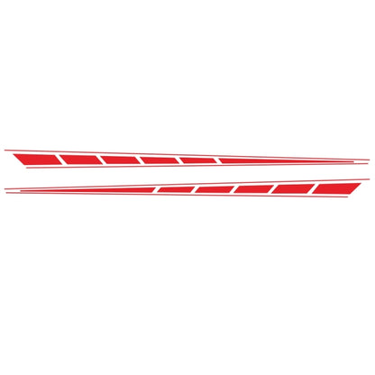 2 PCS/Set D-970 Checkered Flag Pattern Car Modified Decorative Sticker(Red) - Decorative Sticker by PMC Jewellery | Online Shopping South Africa | PMC Jewellery | Buy Now Pay Later Mobicred