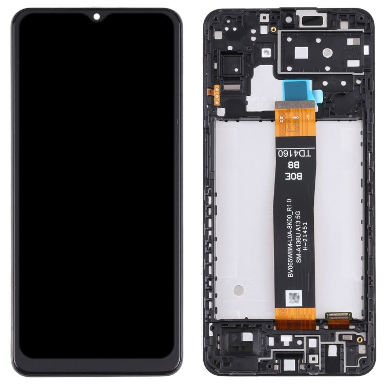 Original LCD Screen For Samsung Galaxy A13 5G SM-A136U Digitizer Full Assembly with Frame - free shipping - PMc TechLife - Order now!