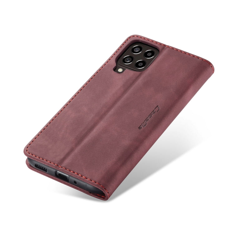 For Samsung Galaxy M53 5G CaseMe 013 Multifunctional Horizontal Flip Leather Phone Case(Wine Red) - Galaxy Phone Cases by CaseMe | Online Shopping South Africa | PMC Jewellery | Buy Now Pay Later Mobicred